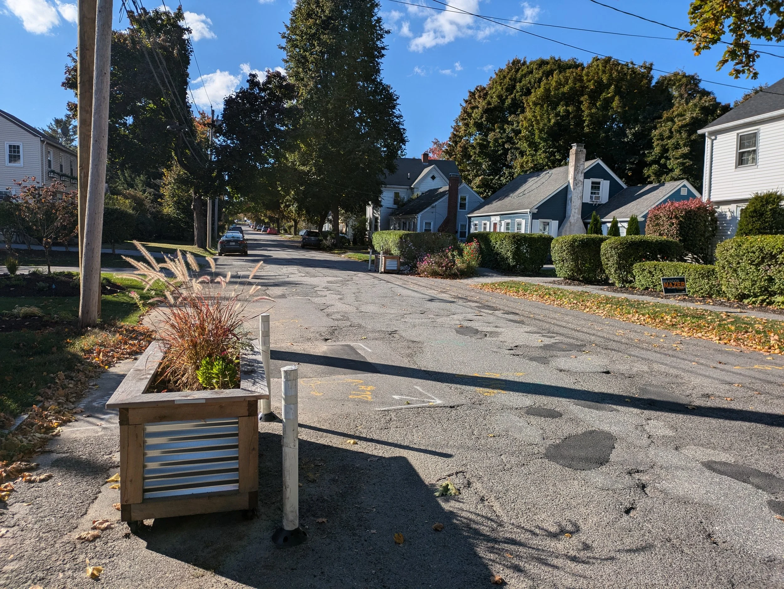 Neighbors Calming Traffic: Hersey Street Planters — Friends of